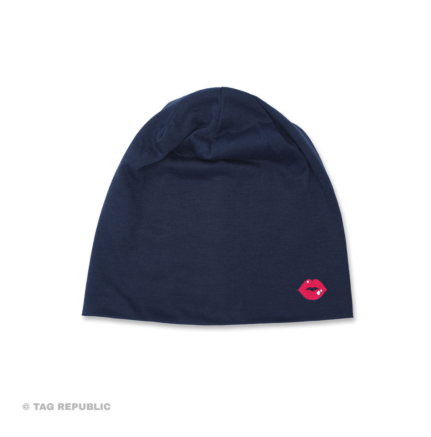 Kiss - trikoopipo, brodeerattu merkki