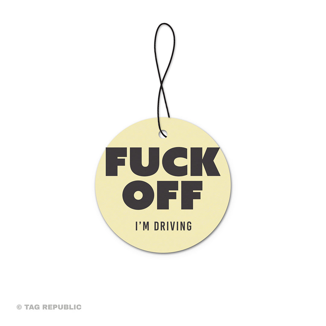 fuck off I'm driving - ilmanraikastin, uusi auto