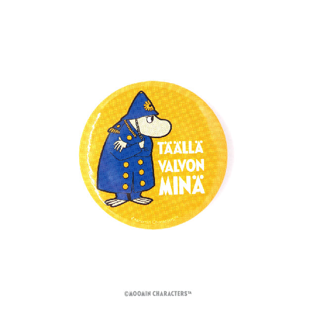 Täällä valvon minä - rintanappi