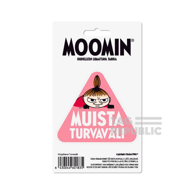 Muista turvaväli, Pikku Myy - staattinen tarra