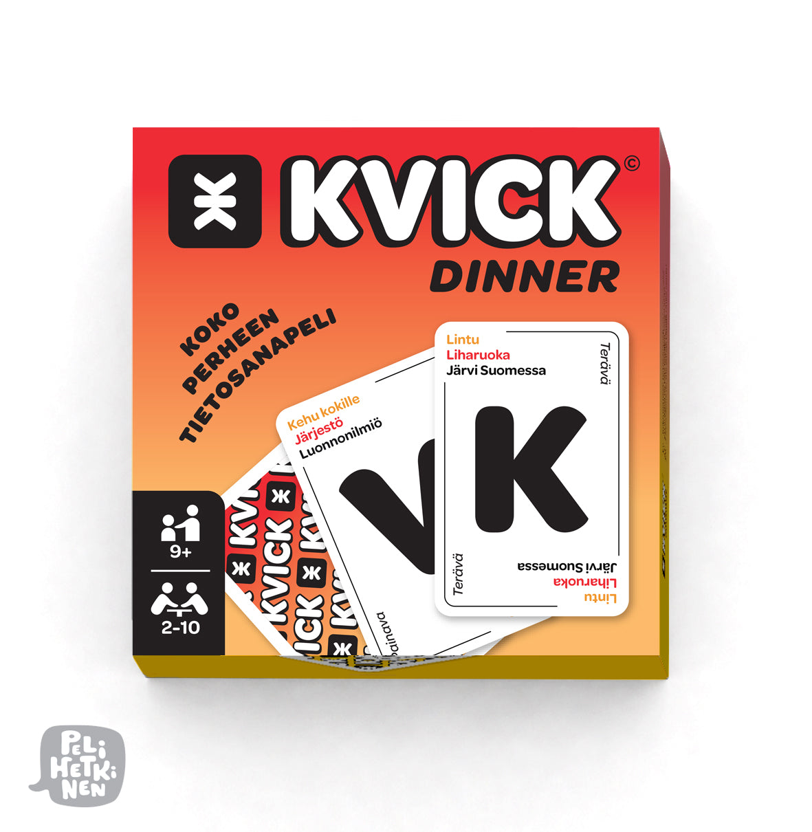 Kvick Dinner - tietosanapeli