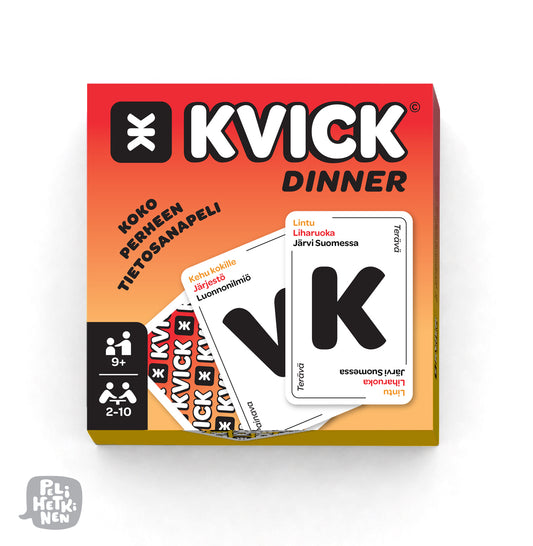 Kvick Dinner - tietosanapeli