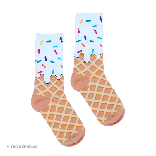 Jäätelötuutti - sukat, 36-40