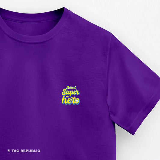 Actual Super Hero - t-paita