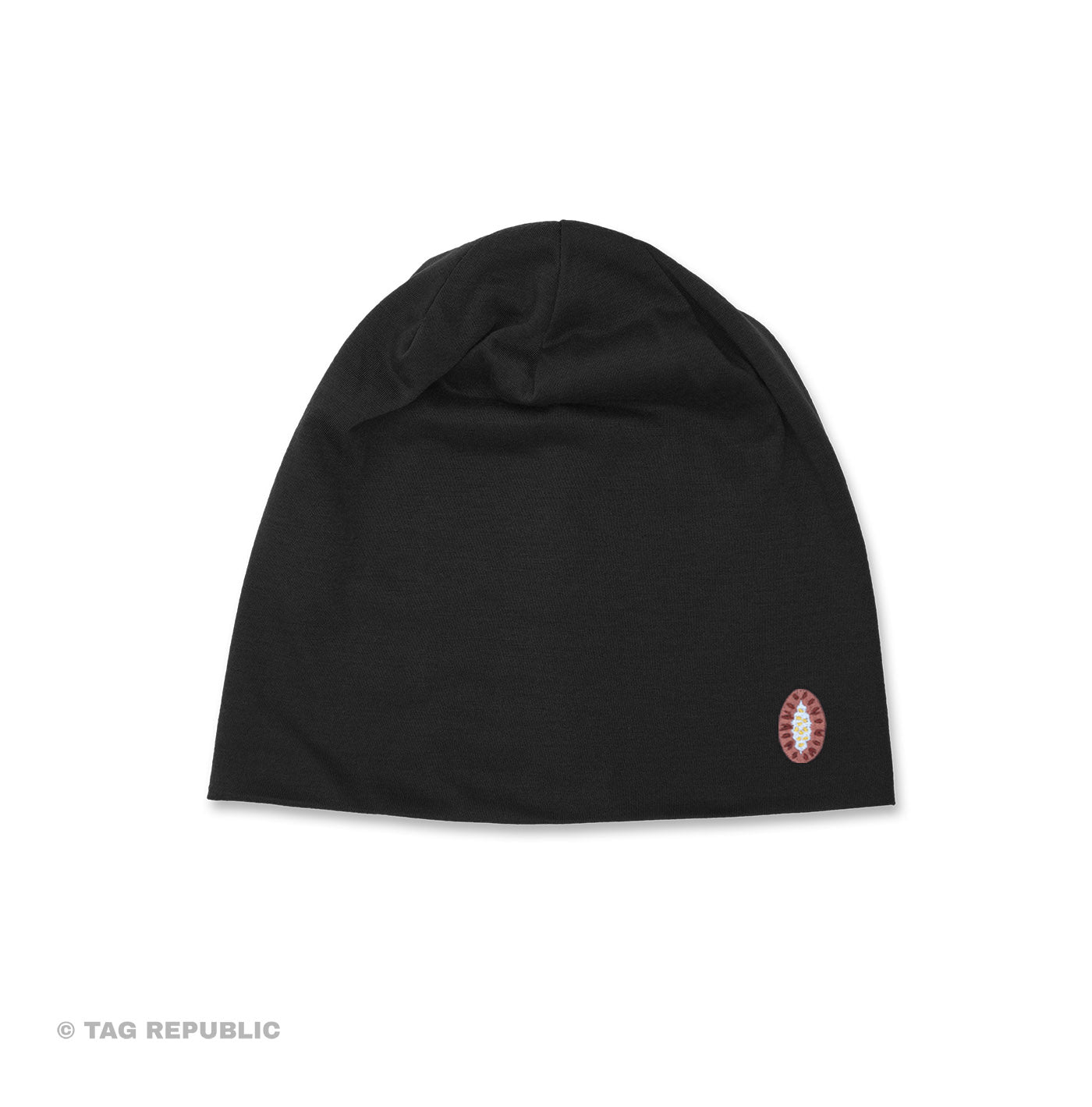 Piirakka - trikoopipo, brodeerattu merkki