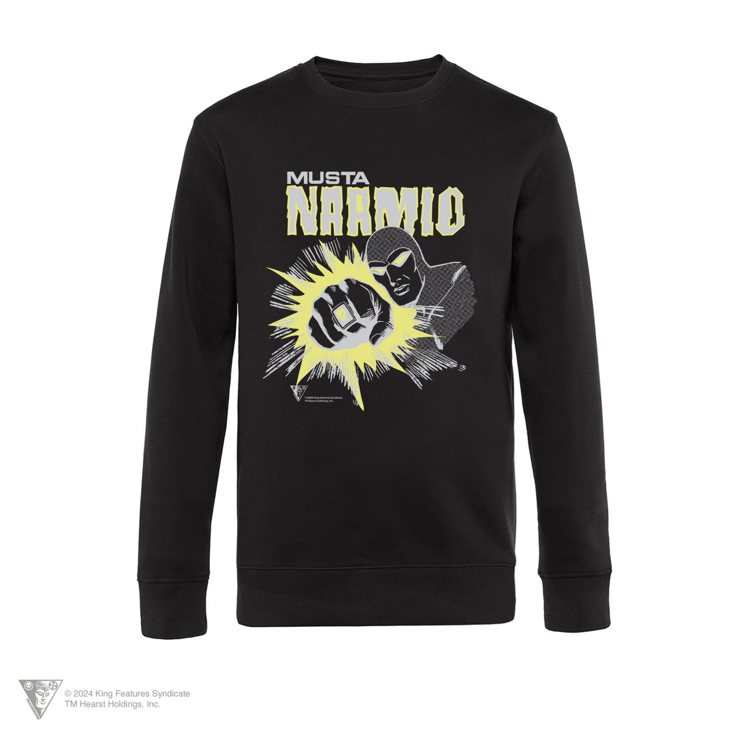Mustanaamio Fist - collegepaita