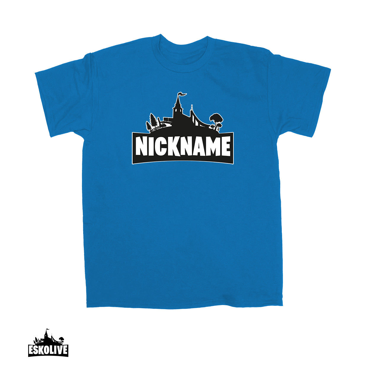 T-paita omalla nimelläsi - iso painatus