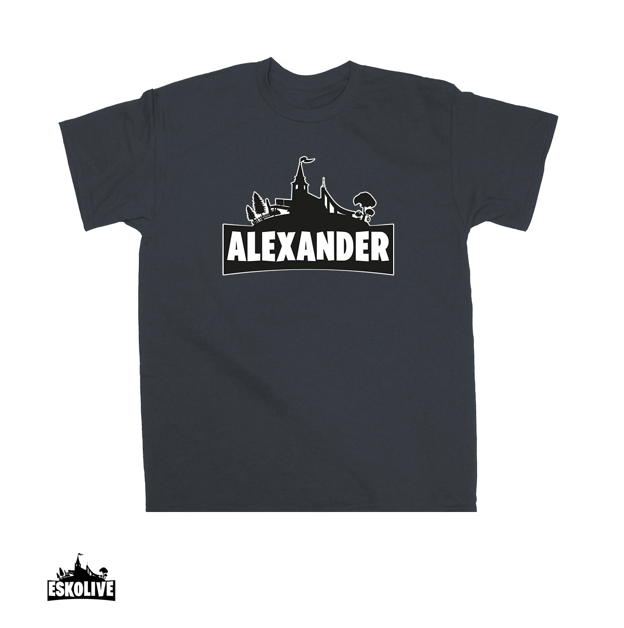 T-paita omalla nimelläsi - iso painatus