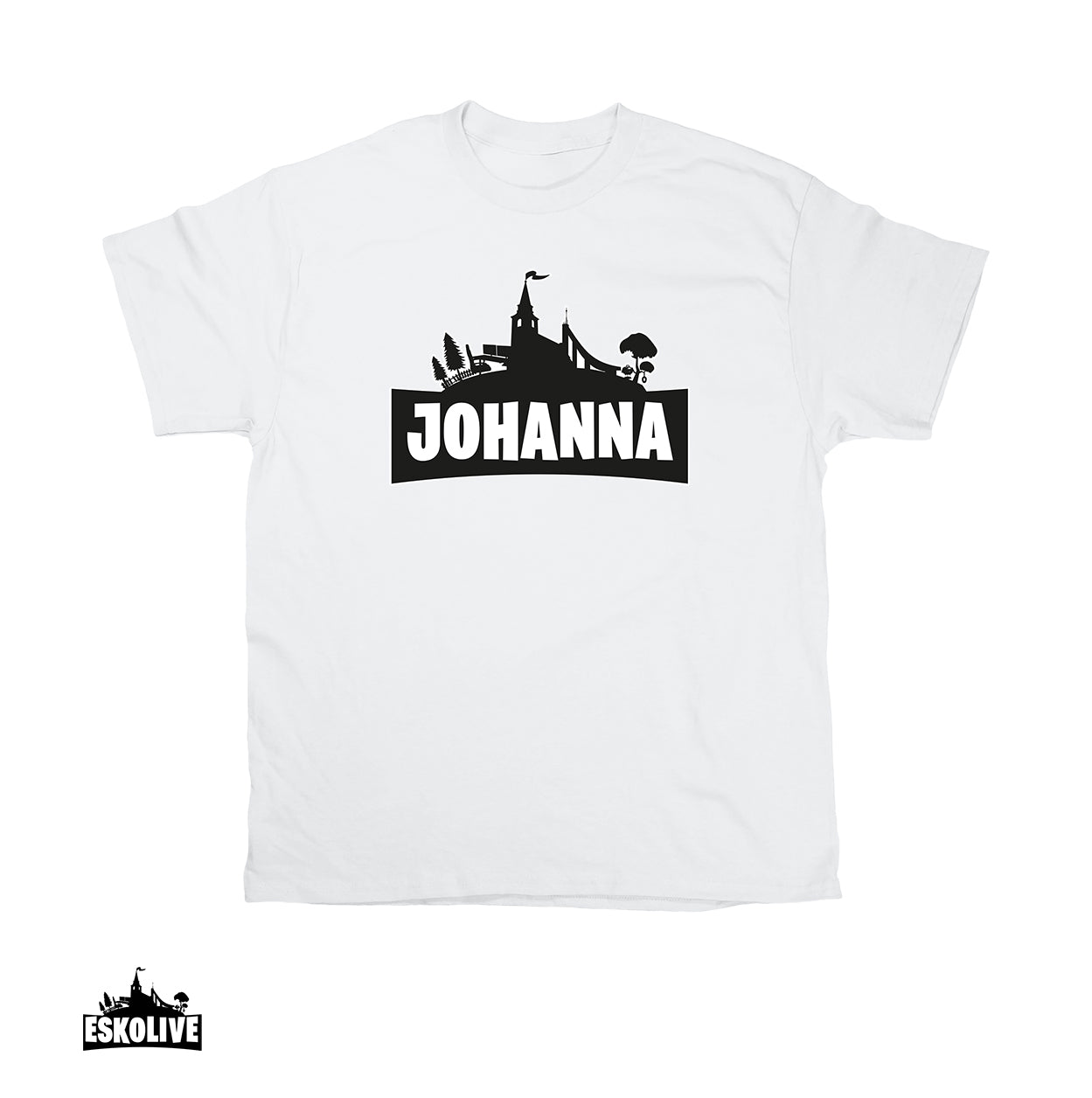 T-paita omalla nimelläsi - iso painatus