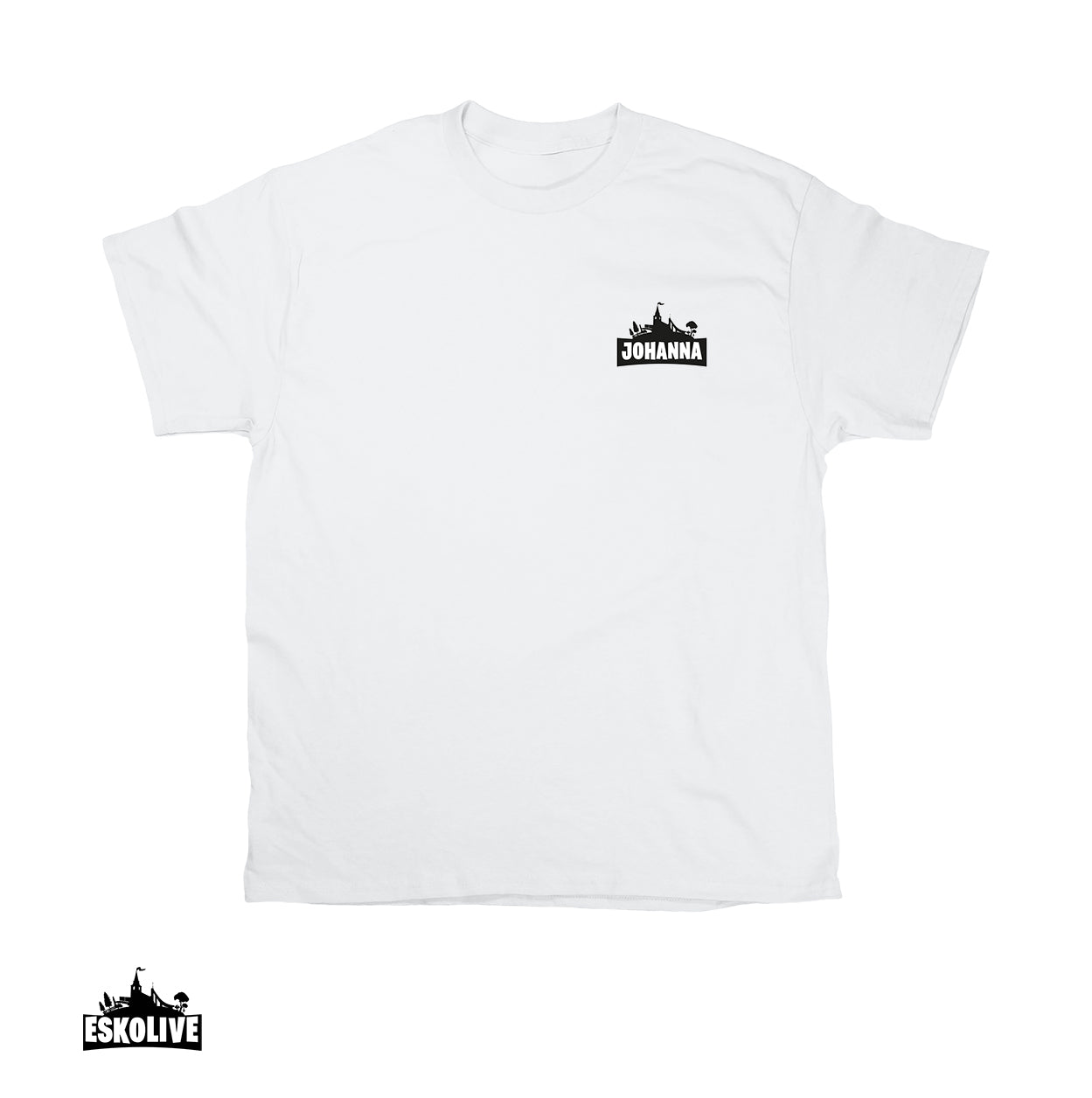 T-paita omalla nimelläsi - pieni painatus